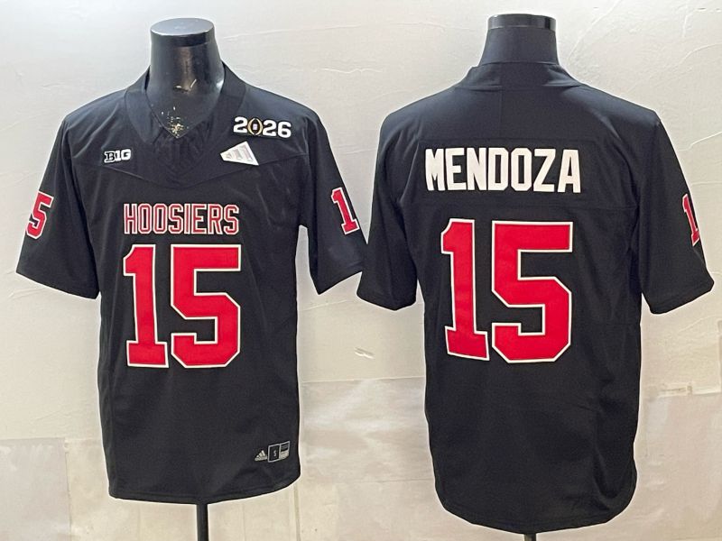 Men 2026 Ohio State Buckeyes #15 Mendoza Black Limited NCAA Jersey 078->ncaa teams->NCAA Jersey